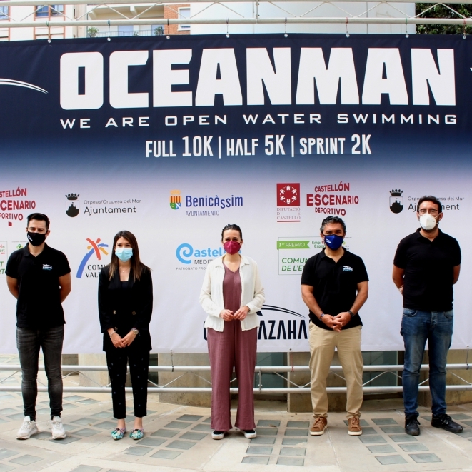 Tania Baños destaca el esfuerzo de la organización del Oceanman Costa Azahar por crear un espacio seguro para el deporte