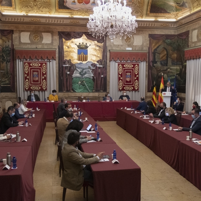 La Diputación del Cambio transfiere 35,6 millones a los ayuntamientos, un 54% más que en 2019