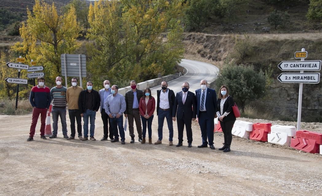 José Martí y Manuel Rando destacan las inversiones en carreteras en Castellón y Teruel para afrontar el reto demográfico y reforzar el turismo en el Maestrazgo
