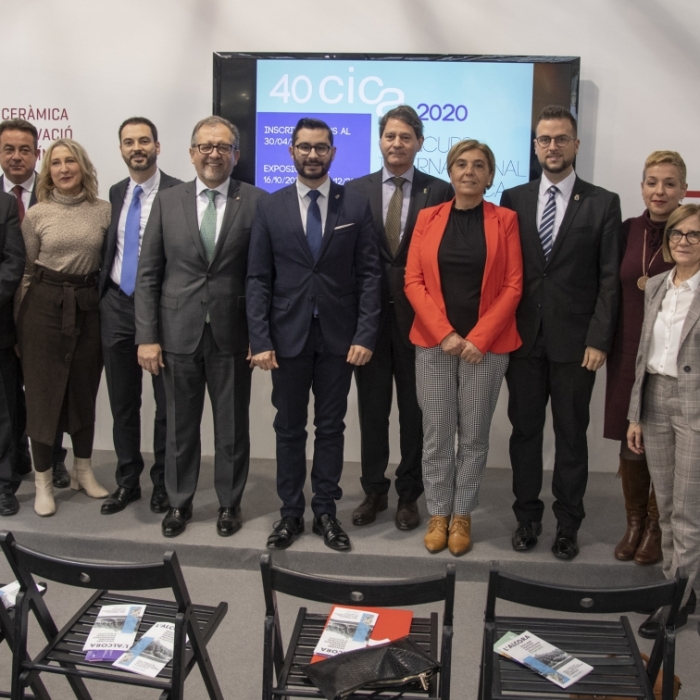La Diputación reafirma su apoyo al Concurso Internacional de Cerámica de l'Alcora en la presentación de su 40 edición