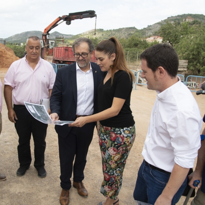 La Diputación concluye las obras del colector de Borriol hasta la depuradora de Castelló para dar una solución definitiva a las aguas residuales
