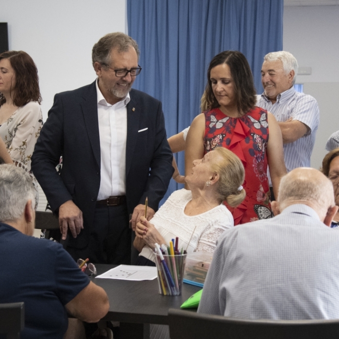 Martí visita las obras de la Diputación en Albocàsser con una inversión de 592.000 euros