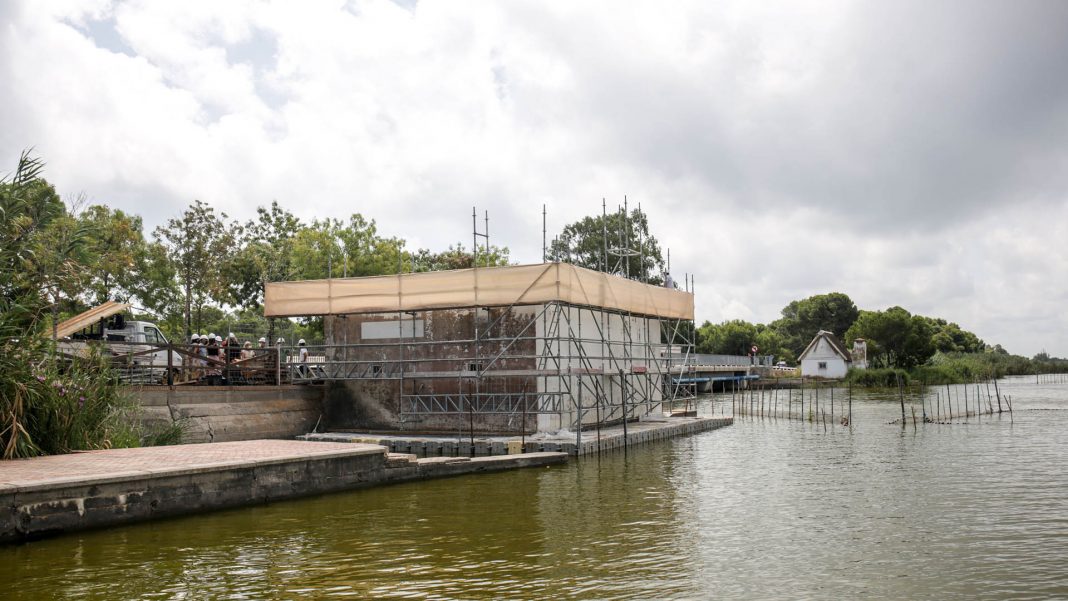 Comencen les obres de restauració de l’embarcador de la Gola del Pujol