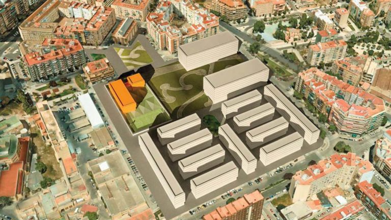Urbanisme planteja habitatges, jardins i centres escolars per a resoldre el buit urbà al costat de l’antiga Fe de Campanar