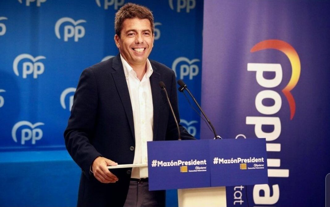 El PPCV arranca el curso político el viernes en una cena con Carlos Mazón y Cuca Gamarra