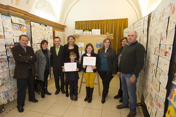 1.200 niños de la provincia participan en el V Concurso de Postales Navideñas de la Diputación