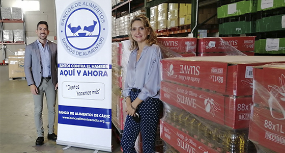 Mercadona entrega más de 5.000 kilos de alimentos al Banco de Alimentos de Cádiz