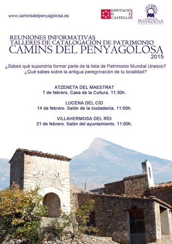 Camins del Penyagolosa reunirá el sábado a los vecinos de Lucena del Cid para incorporar sus aportaciones a la candidatura