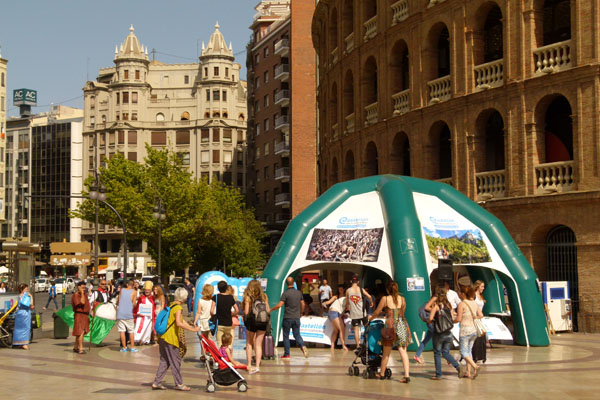 Cerca de 3.000 valencianos descubren la oferta turística de la provincia a través del ‘street marketing’ del Patronato de Turismo