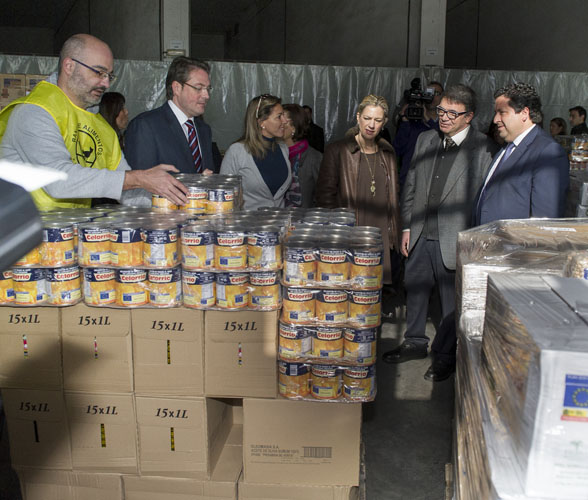 Diputación ayuda al Banco de Alimentos a almacenar 427 toneladas de comida y distribuirlas entre 63 asociaciones de la provincia