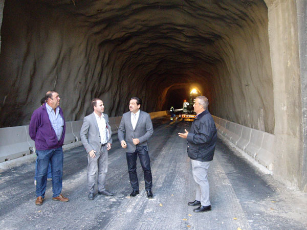 La Diputación mejora la seguridad vial con la reparación del túnel de l´Avellà en Catí con una inversión de 940.000 euros