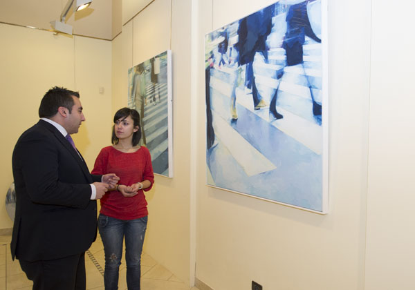 La Diputación presenta la exposición de pintura ‘Al ritmo de la Masa’, de Rosa Monteagudo