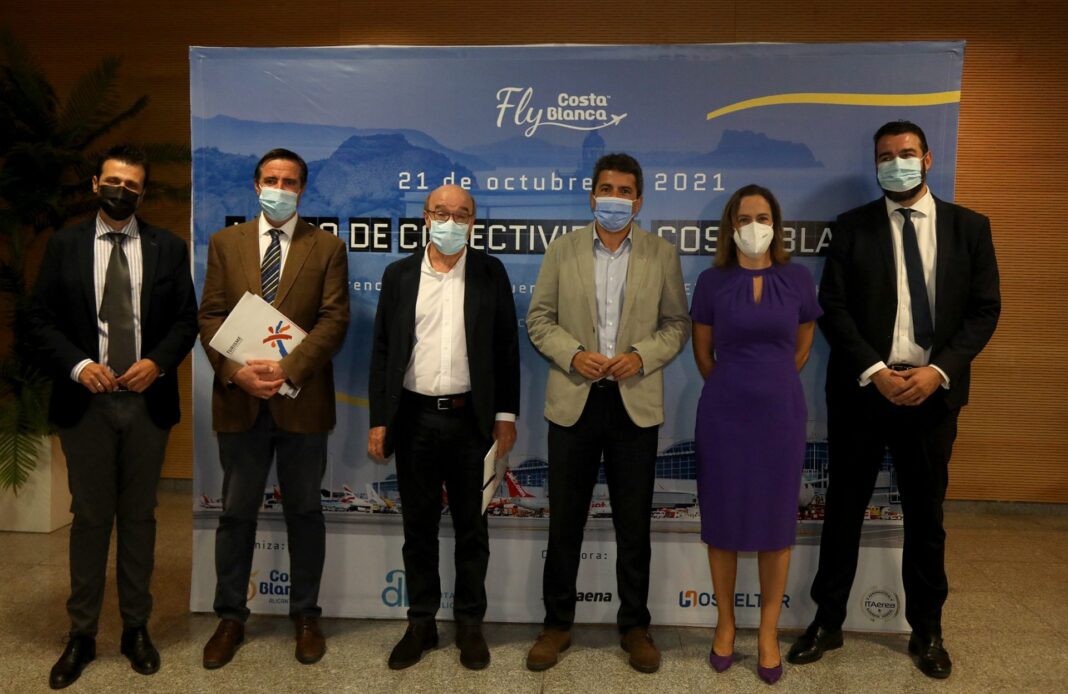 Mazón: “Costa Blanca trabaja en la captación de nuevas rutas aéreas para superar las cifras previas a la pandemia”