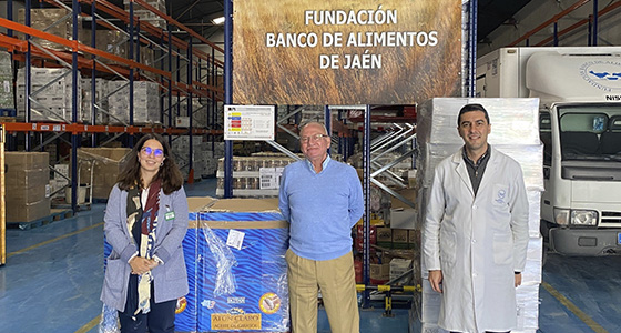 Mercadona entrega más de 6.000 kilos de productos de primera necesidad al Banco de Alimentos de Jaén