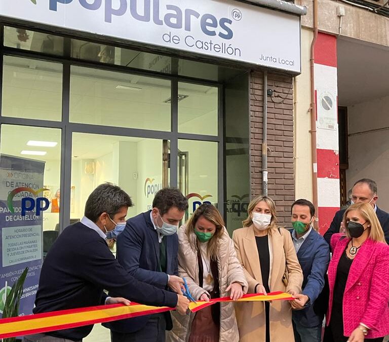 García Egea y Mazón inauguran la Oficina Ciudadana del PP de Castellón
