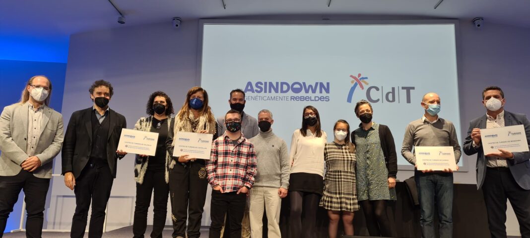 La Fundación Asindown reconoce la labor de la Red CdT de la Comunitat Valenciana por su compromiso con la formación turística inclusiva