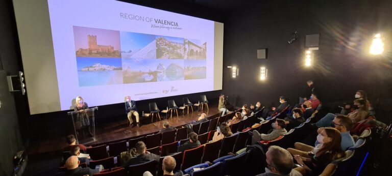 Turisme promociona la Comunitat Valenciana como plató cinematográfico en Madrid ante directores y productores del sector audiovisual