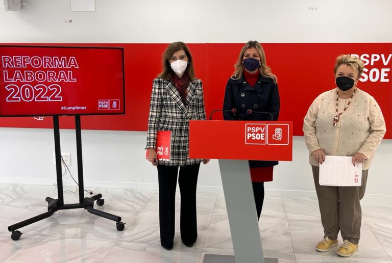 El PSPV-PSOE celebra que “más de medio millón de valencianos se vayan a ver beneficiados con la aprobación de la reforma laboral”