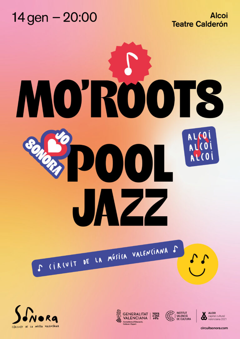 La fusió de Mo’Roots i Pool Jazz arriba divendres a Alcoi amb el circuit Sonora
