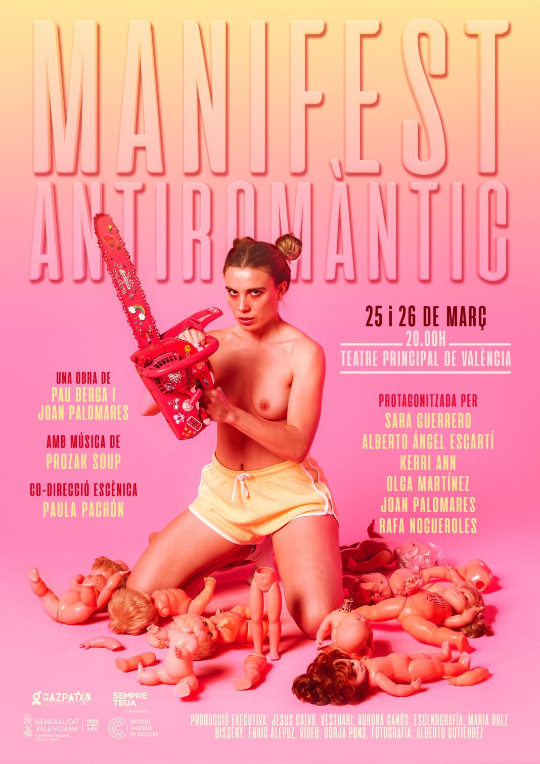 L'Institut Valencià de Cultura presenta l'òpera electrònica 'Manifest antiromàntic' al Teatre Principal de València