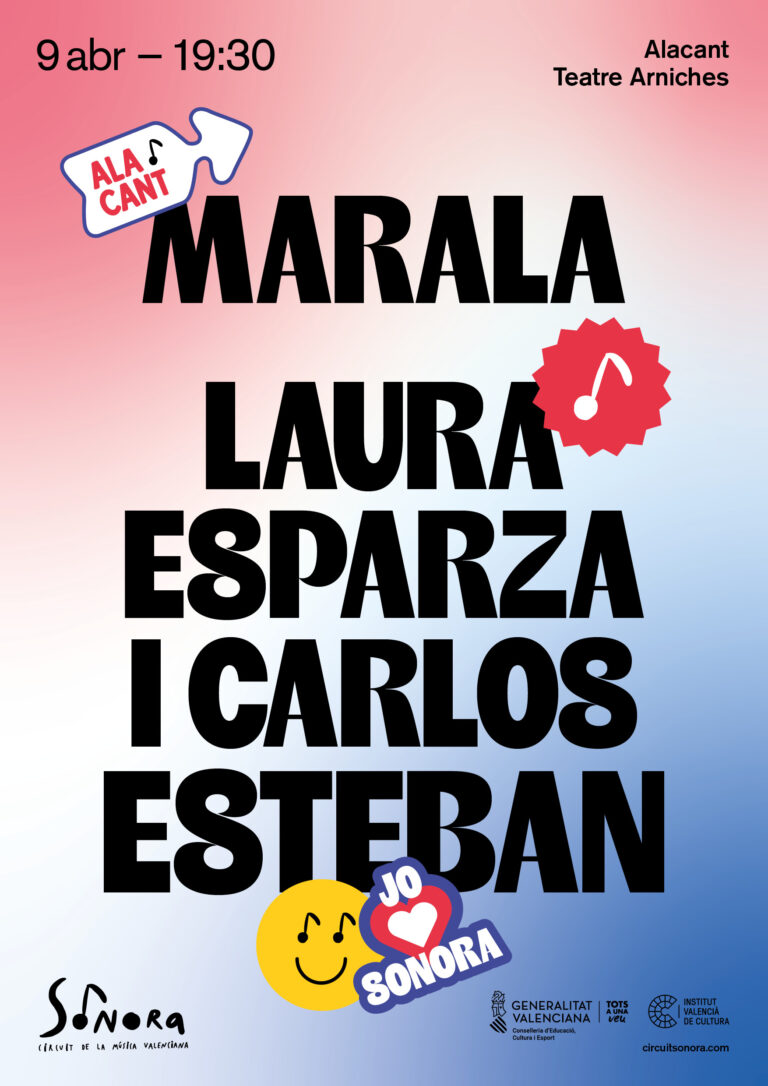 El circuit Sonora conclou l’edició d’enguany amb Marala i amb Laura Esparza i Carlos Esteban al Teatre Arniches