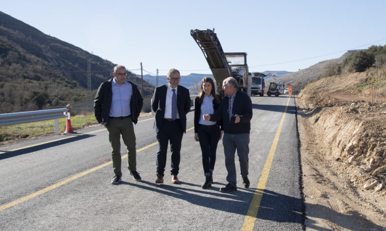 La Diputación de Castellón licita por 5,2 millones la reparación de cuatro carreteras afectadas por Filomena