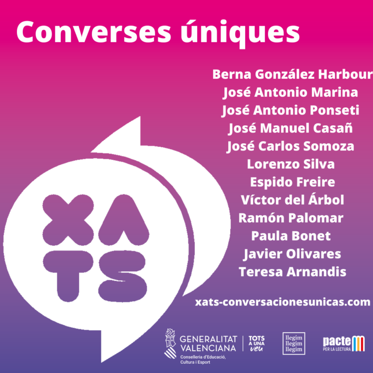 Cultura activa un ciclo de conversaciones entre escritores, escritoras e intelectuales sobre literatura en València, Alicante y Castelló