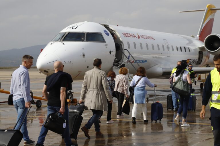El aeropuerto de Castellón pone en marcha la nueva ruta a Madrid