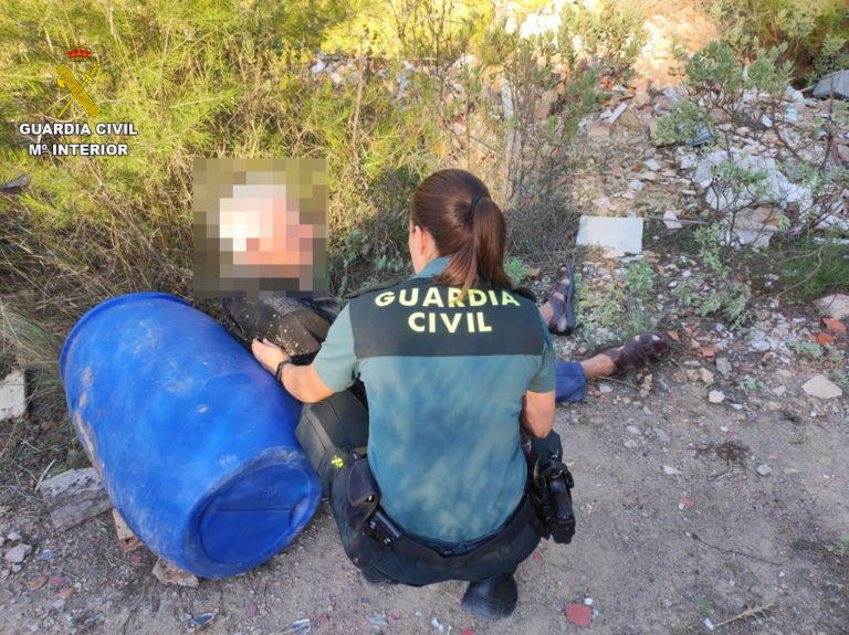 La Guardia Civil rescata a un hombre de 91 años desaparecido en Buñol