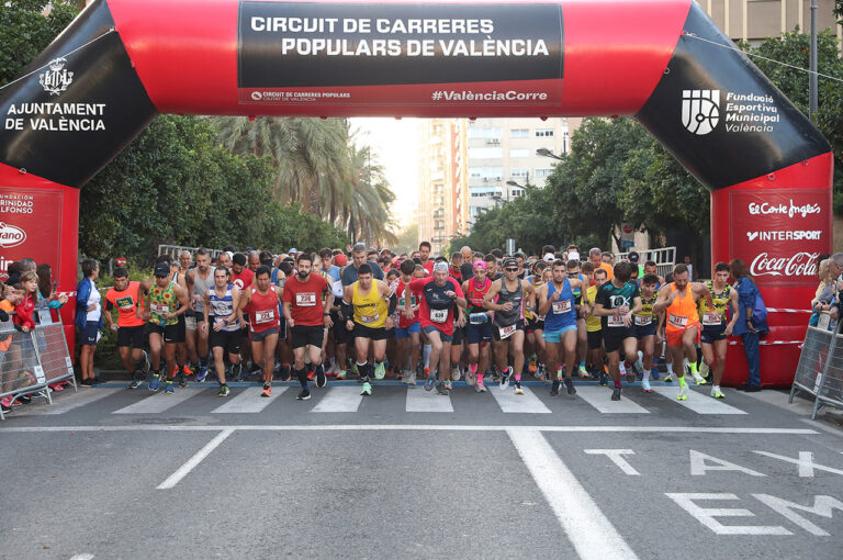 La 10ª Carrera Universitat de València retoma el Circuito de Carreras Populares con más de 2.700 corredores