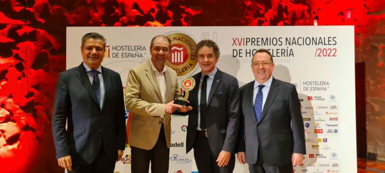 El chef valenciano Jorge de Andrés, reconocido en los Premios Nacionales de Hostelería 2022