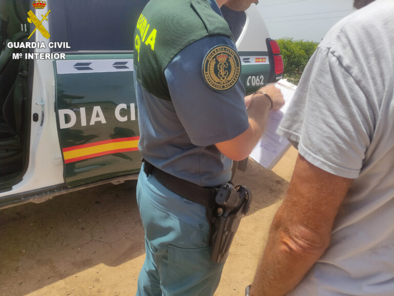 La Guardia Civil interviene 420 kilos de piñas de pino piñonero en el Parque Natural de la Sierra de Mariola