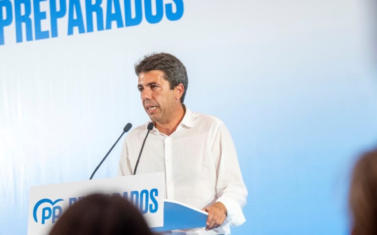 Carlos Mazón: «Sánchez ha vuelto a humillar a la Comunitat Valenciana con los PGE para el próximo año»