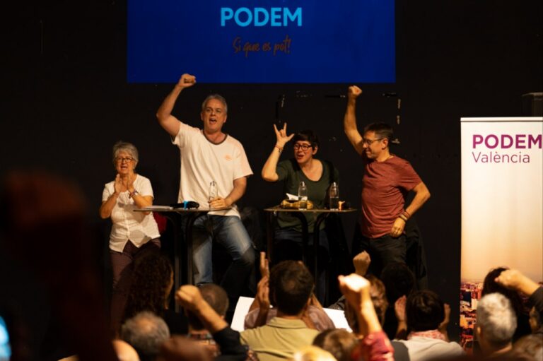 Héctor Illueca y Juan Carlos Monedero inician las primarias de Podem