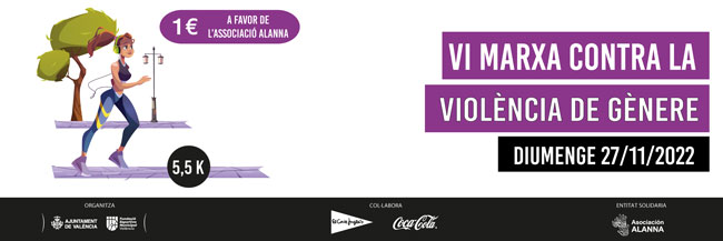 La VI Marcha contra la Violencia de Género se celebrará este 27 de noviembre en València